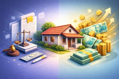 imagem ilustrativa de imóvel de herança