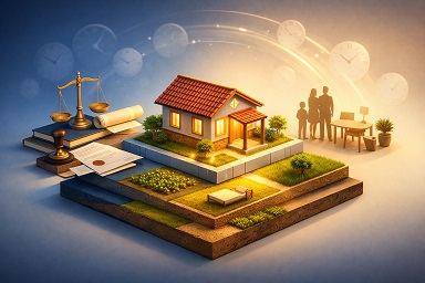 ilustração de uma casa popular estilo anos 1970 no brasil
